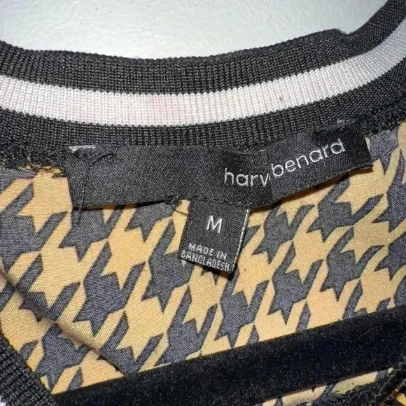 Harve Bernard Blouse for Women, M, Yellow & Black - Picture 4 of 11